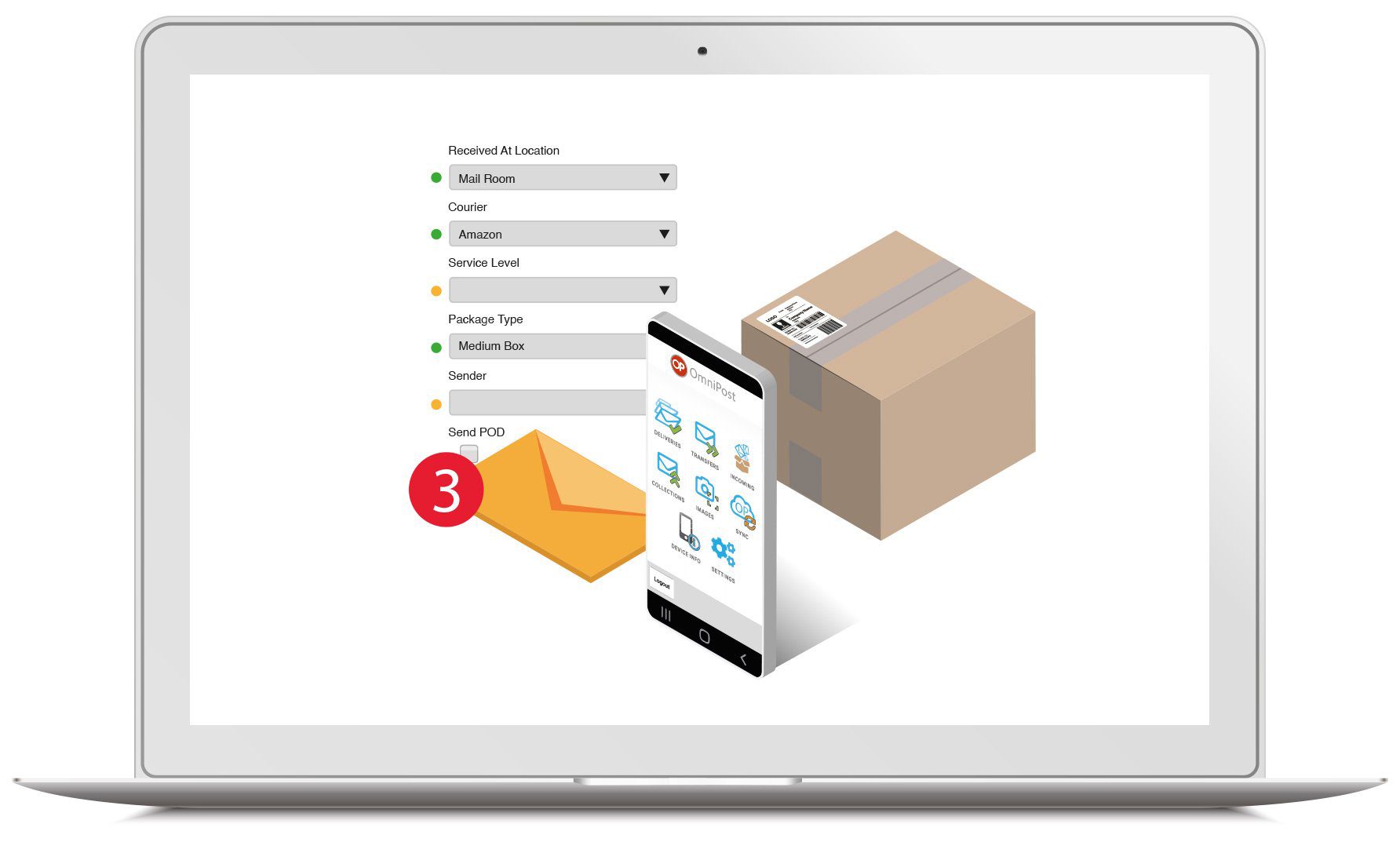 internal Mail Tracking software