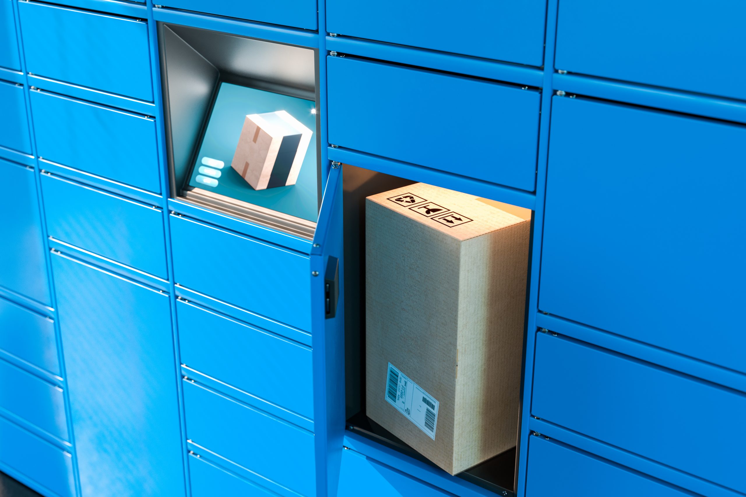 Smart Locker for Parcels & Asset Storage with Tablet Interface